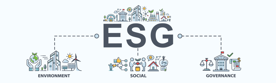 An infographic about ESG.