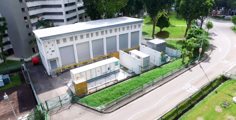 A photo of an Energy Storage System, ESS. 