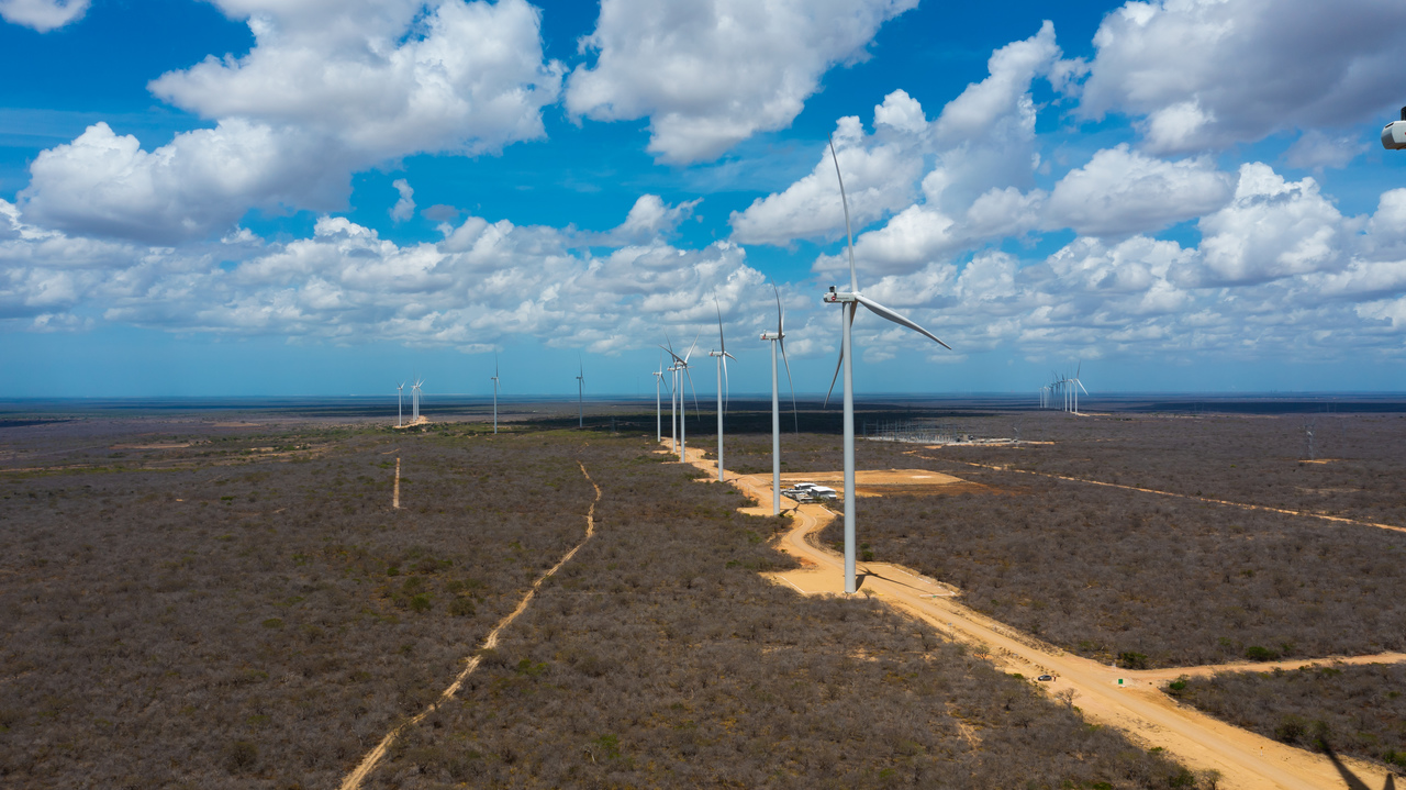 Wind farm Monte Verde in Brazil 