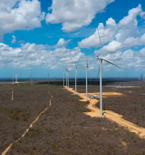 Wind farm Monte Verde in Brazil 